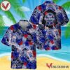 Summer Aloha Floral Pabst Blue Ribbon Hawaiian Shirt, Best Summer Gifts For Fans - Vesles2014S