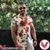 Summer Fashion Rose Flower White Hawaiian Shirt, Unique Gifts For Friends - Vesles2014S 1