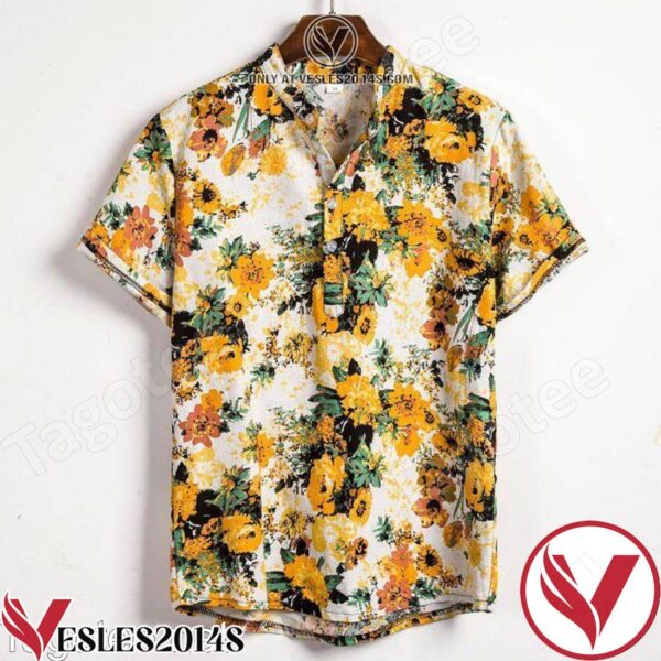 Summer Floral Printed Hawaiian Shirt, Unique Gifts For Friends - Vesles2014S 1