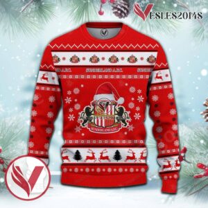 Sunderland A.F.C Sport Ugly Christmas Sweater, Unique Gifts For Fans - Vesles2014aS 2