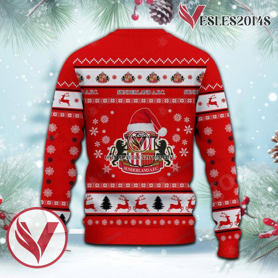 Sunderland A.F.C Sport Ugly Christmas Sweater, Unique Gifts For Fans - Vesles2014aS 3