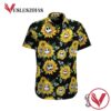 Sunflower Jack Skellington Halloween Casual Beach Full Printing Hawaiian Shirt Vesles2014S