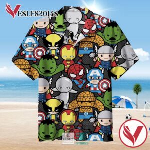 Super Hero Casual Hawaiian Shirt, Best Gifts For Summer Vesles2014S 1
