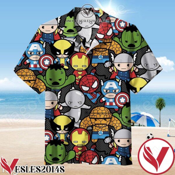 Super Hero Hawaiian Shirt, Unique Gifts For Friends - Vesles2014S 1