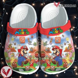 Super Mario Bros Crocs Clog Shoes Style 2, Unique Gift From Vesles2014S 2