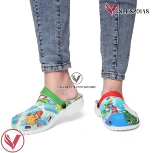 Super Mario Bros Game Crocs Crocband Shoes Clogs Custom Name For Men Women and Kids, Unique Gift From  Vesles2014S 2