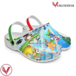 Super Mario Bros Game Crocs Crocband Shoes Clogs Custom Name For Men Women and Kids, Unique Gift From  Vesles2014S 4