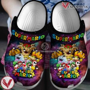 Super Mario Clogs Crocband Shoes Comfortable Crocs, Unique Gift From  Vesles2014S