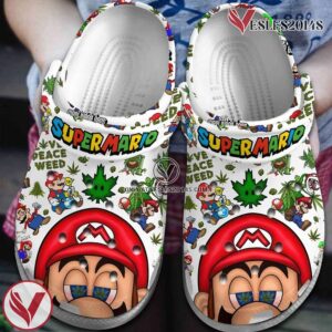 Super Mario Clogs Shoes Crocs Crocband Comfortable, Unique Gift From  Vesles2014S
