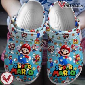 Super Mario Game Crocs Clogs Crocband Shoes Comfortable For Men Women and Kids, Unique Gift From  Vesles2014S