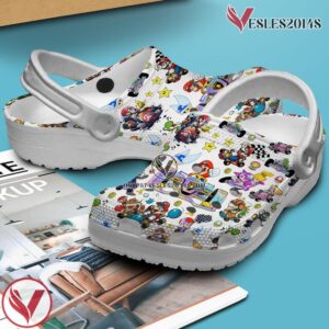 Super Mario Game Crocs Crocband Clogs Custom Name For Men Women and Kids, Unique Gift From Vesles2014S 2