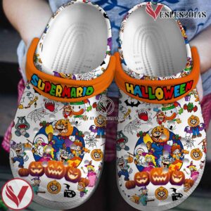 Super Mario Game Crocs Crocband Clogs Shoes Comfortable For Men Women and Kids Style 1, Unique Gift From  Vesles2014S