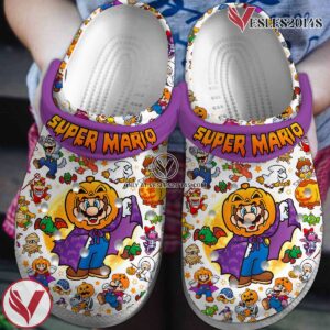 Super Mario Game Crocs Crocband Clogs Shoes Comfortable For Men Women and Kids Style 2, Unique Gift From  Vesles2014S