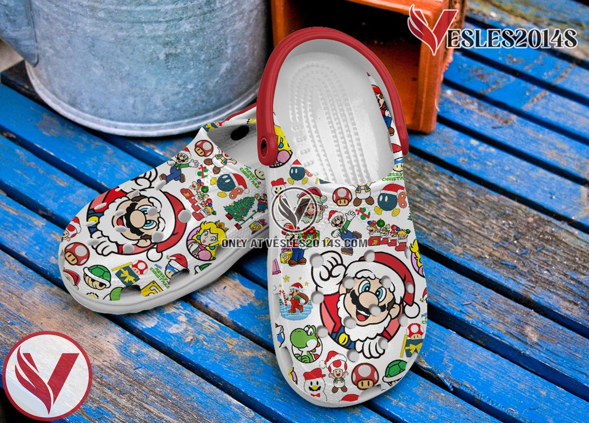 Super Mario Game Crocs Crocband Clogs Shoes Comfortable For Men Women and Kids Style 3, Unique Gift From Vesles2014S 2
