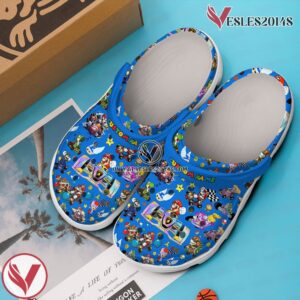 Super Mario Game Crocs Crocband Clogs Shoes Custom Name For Men Women and Kids, Unique Gift From Vesles2014S 2