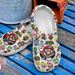 Super Mario Game Premium Crocs Crocband Clogs Shoes Comfortable For Men Women and Kids Style 2, Unique Gift From Vesles2014S 3