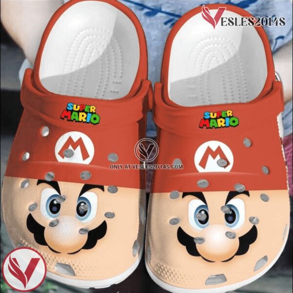 Super Mario Game shoes G02D1 Crocs Crocband Clogs Shoes For Men Women, Unique Gift From  Vesles2014S