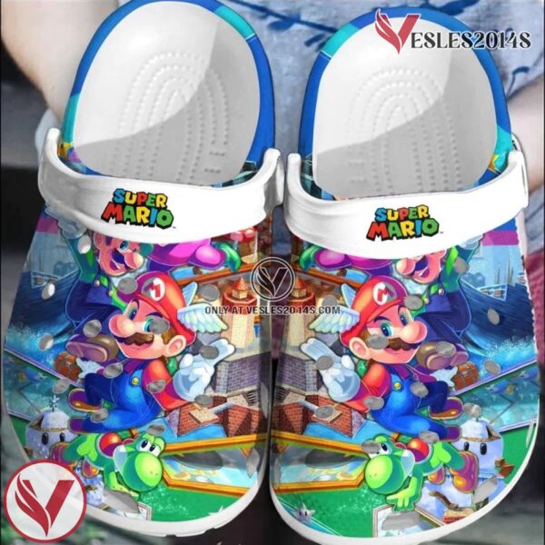 Super Mario Game shoes G02D4 Crocs Crocband Clogs Shoes For Men Women, Unique Gift From  Vesles2014S