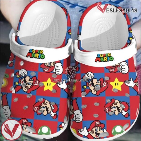 Super Mario Game shoes G02D7 Crocs Crocband Clogs Shoes For Men Women, Unique Gift From  Vesles2014S