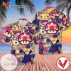 Super Mario Hello Titty For Men And Women Graphic Print Short Sleeve Hawaiian Casual Shirt Vesles2014S