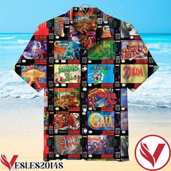 Super Nintendo Entertainment System Hawaiian Shirt, Unique Gifts For Friends - Vesles2014S 1