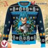 Super Saiyan Blue Vegeta Ugly Christmas Sweater, Unique Christmas Gift For Fans - Vesles2014S