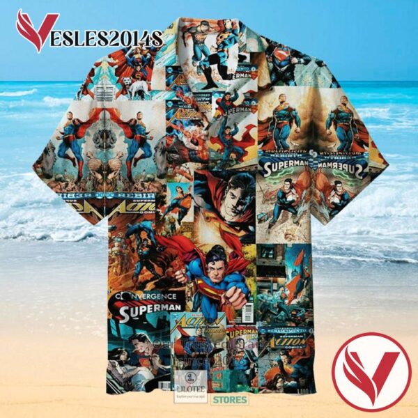 Superman Casual Hawaiian Shirt, Best Gifts For Summer Vesles2014S 1