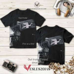 Supertramp Band Free As A Bird Album 3D T-Shirt, Perfect Gifts For Music Lovers - Vesles2014S