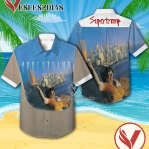 Supertramp Breakfast In America Album Cover Style 2 Hawaiian Shirt, Unique Gifts For Music Lovers - Vesles2014S