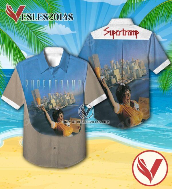 Supertramp Breakfast In America Album Cover Style 2 Hawaiian Shirt, Unique Gifts For Music Lovers - Vesles2014S