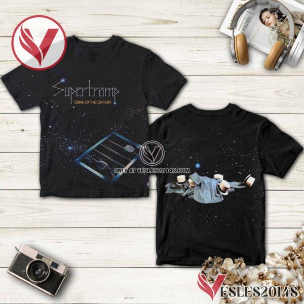 Supertramp Crime Of The Century Album Cover Shirt, Unique Gifts For Music Lovers - Vesles2014S
