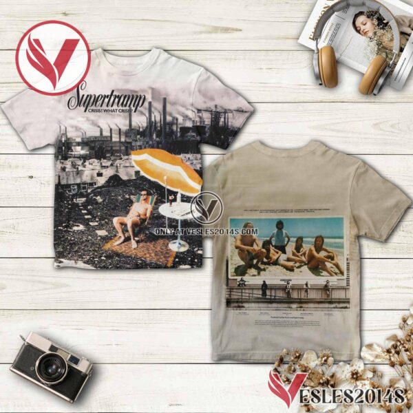 Supertramp Crisis What Crisis Album Cover Shirt Style 2, Unique Gifts For Music Lovers - Vesles2014S