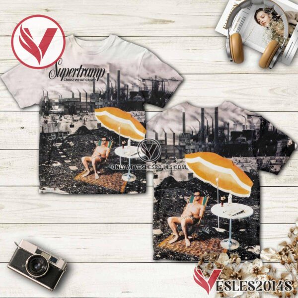 Supertramp Crisis What Crisis Album Cover Shirt, Unique Gifts For Music Lovers - Vesles2014S