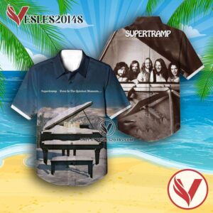 Supertramp Even In The Quietest Moments Album Cover Style 2 Hawaiian Shirt, Unique Gifts For Music Lovers - Vesles2014S