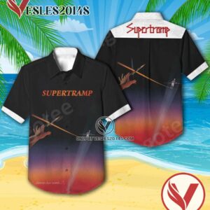 Supertramp Famous Last Words Album Cover Style 2 Hawaiian Shirt, Unique Gifts For Music Lovers - Vesles2014S