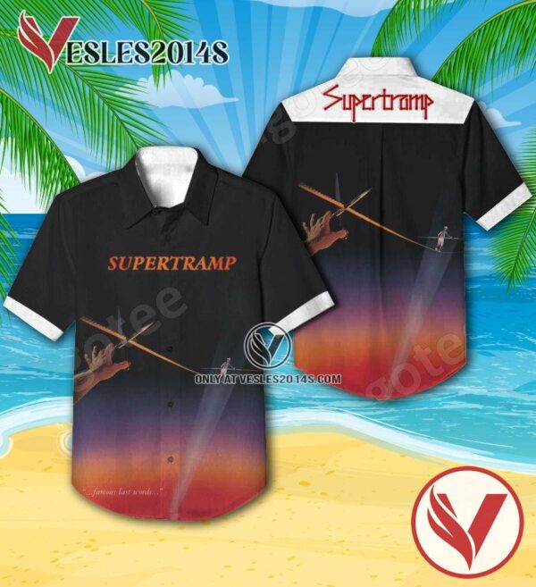 Supertramp Famous Last Words Album Cover Style 2 Hawaiian Shirt, Unique Gifts For Music Lovers - Vesles2014S