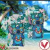 Surprised Stitch Disney Cartoon Graphics Tropical Hawaiian Shirt And Short, Unique Gifts For Friends - Vesles2014S 1