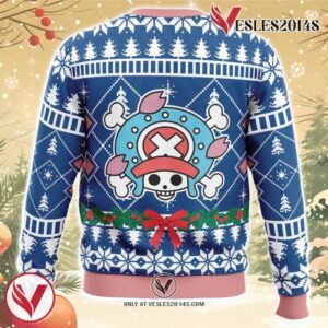Surprised Tony Tony Chopper One Piece Ugly Christmas Sweater, Unique Christmas Gift For Fans - Vesles2014S 1