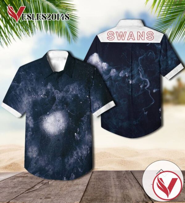 Swans My Father Will Guide Me Up A Rope To The Sky Album Cover Hawaiian Shirt, Best Gift For Music Lovers Vesles2014S