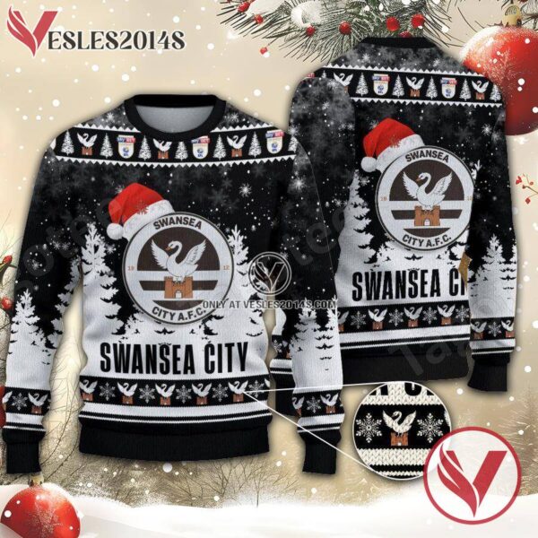 Swansea City A.F.C Sport Ugly Christmas Sweater, Unique Gifts For Fans - Vesles2014aS 1