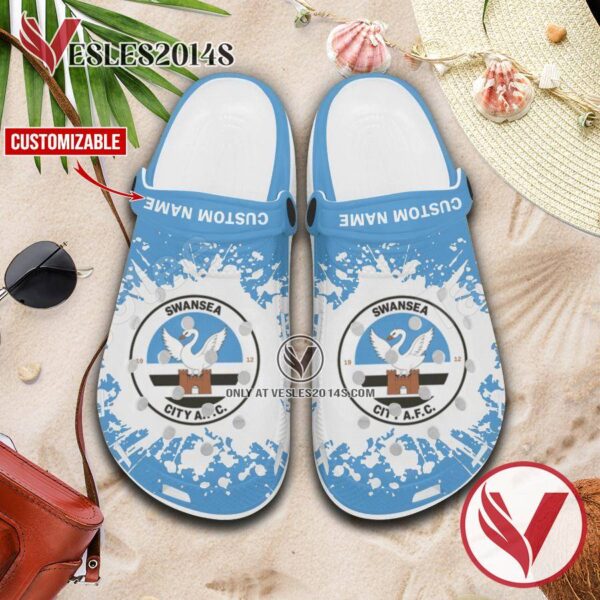 Swansea City Crocs Shoes For Men And Women, Unique Clogs Shoes For Fans - Vesles2014S 1