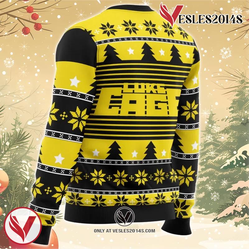 Sweet Christmas Luke Cage Ugly Christmas Sweater, Unique Christmas Gift For Fans - Vesles2014S 2