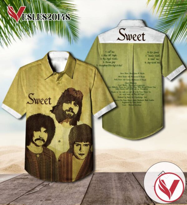 Sweet Cut Above The Rest Album Cover Style 2 Hawaiian Shirt, Best Gift For Music Lovers Vesles2014S
