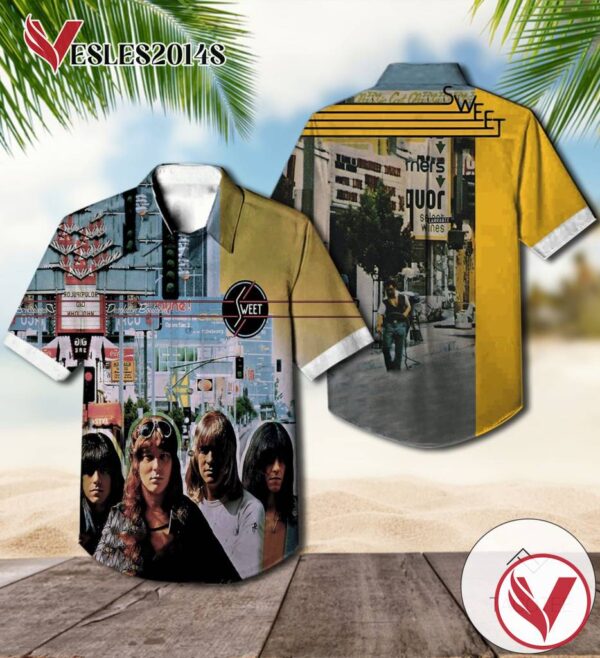Sweet Desolation Boulevard Album Cover Hawaiian Shirt, Best Gift For Music Lovers Vesles2014S
