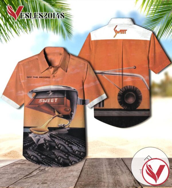 Sweet Off The Record Album Cover Hawaiian Shirt, Best Gift For Music Lovers Vesles2014S