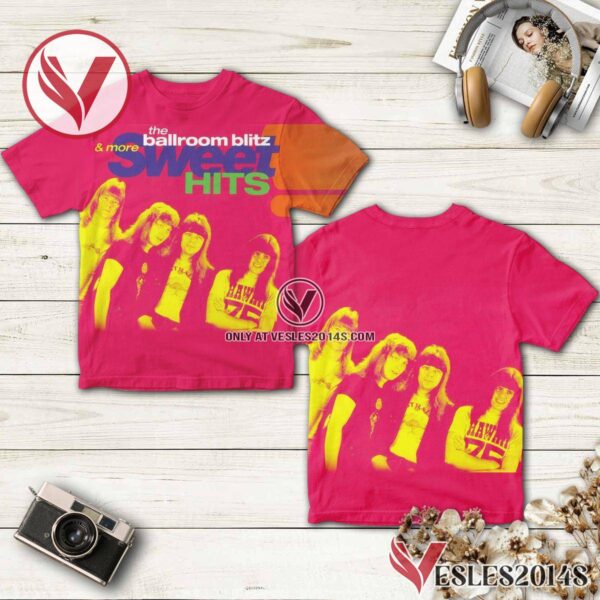 Sweet The Ballroom Blitz And More Sweet Hits Album Cover Shirt, Unique Gifts For Music Lovers - Vesles2014S