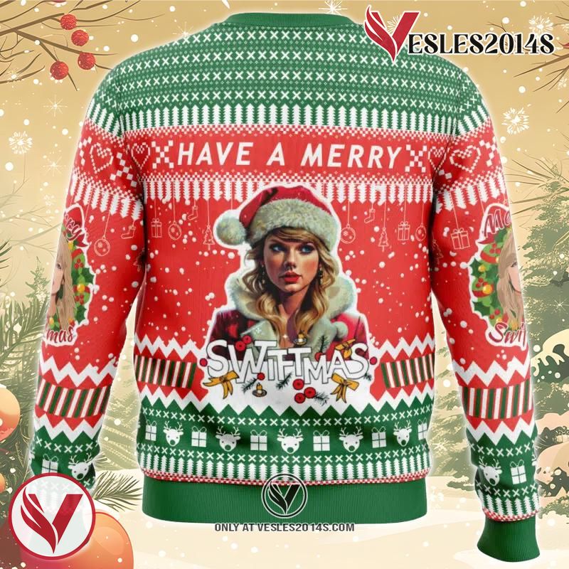 Swift Mas Taylor Swift Ugly Christmas Sweater, Unique Christmas Gift For Fans - Vesles2014S 1