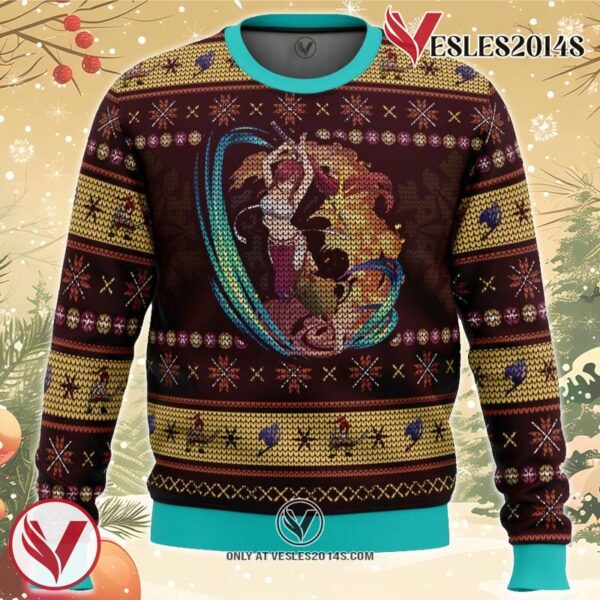 Sword Magic Erza Scarlet Fairy Tail Ugly Christmas Sweater, Unique Christmas Gift For Fans - Vesles2014S