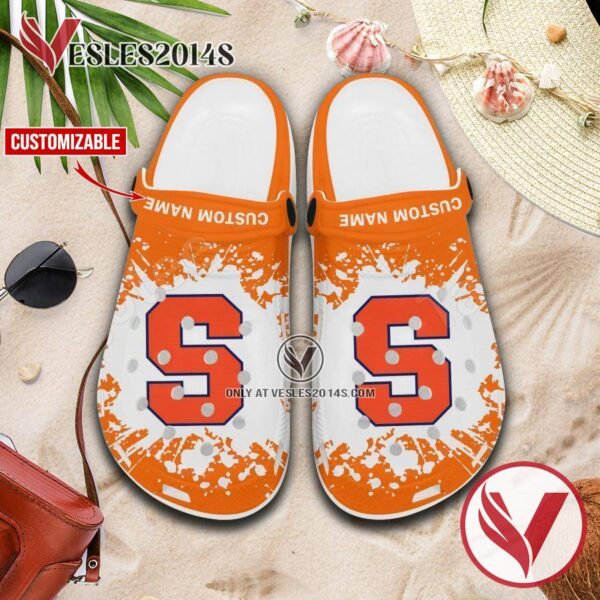 Syracuse Logo Custom Crocs Shoes For Men And Women, Unique Clogs Shoes For Fans - Vesles2014S 1