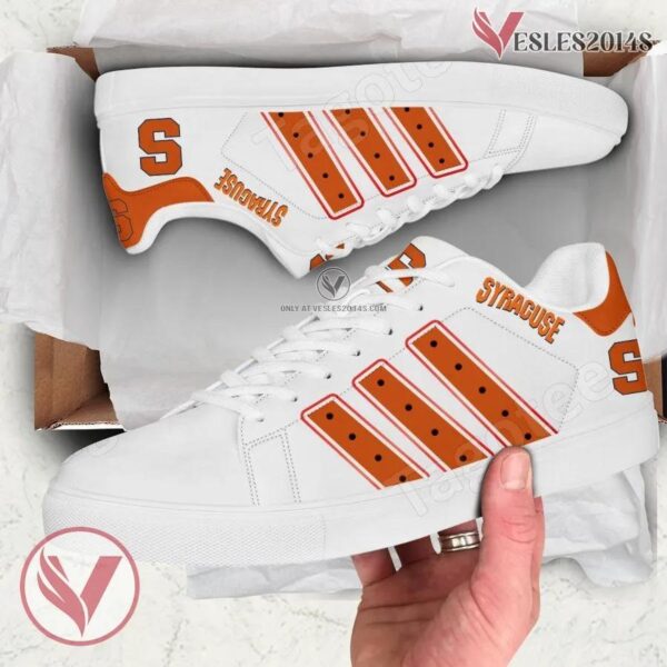 Syracuse Orange Print Stan Smith Shoes, Best Sneaker For Fans - Vesles2014s 1